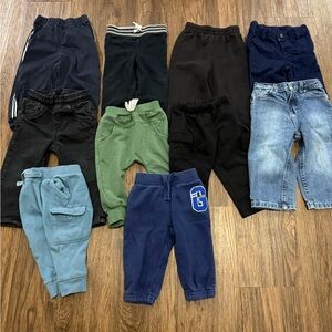 18 months boys pants bundle 10 pairs included